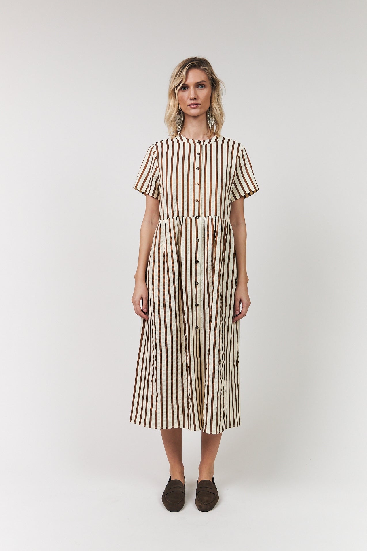 Aliya Maxi Dress Dark Mokka