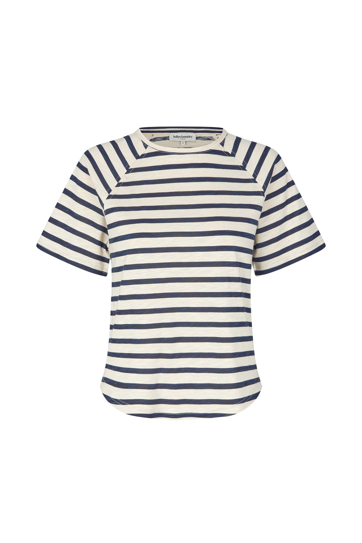 Liz Tee SS Dark Navy Stripe