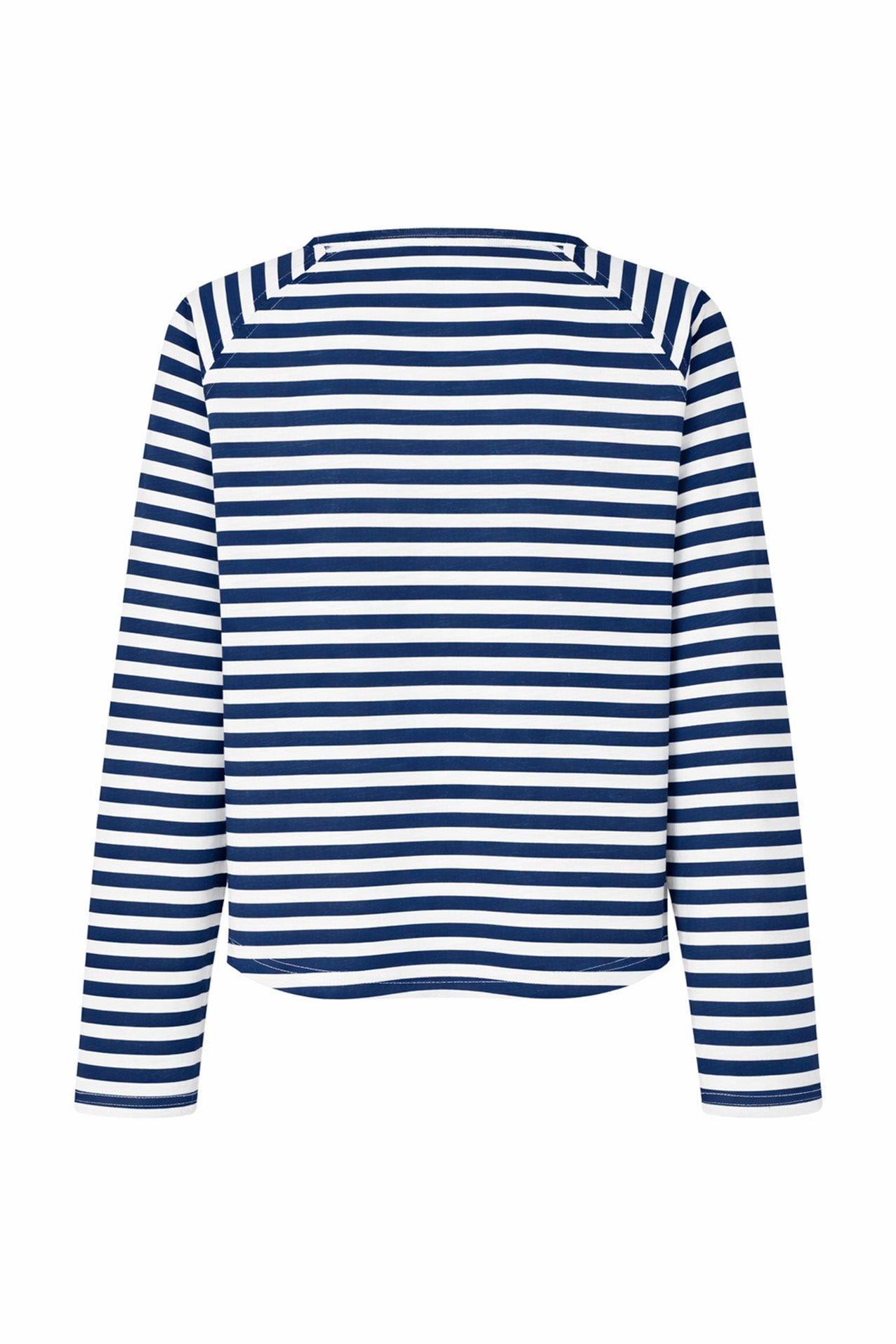 Liva Tee LS Dark Navy Stripe