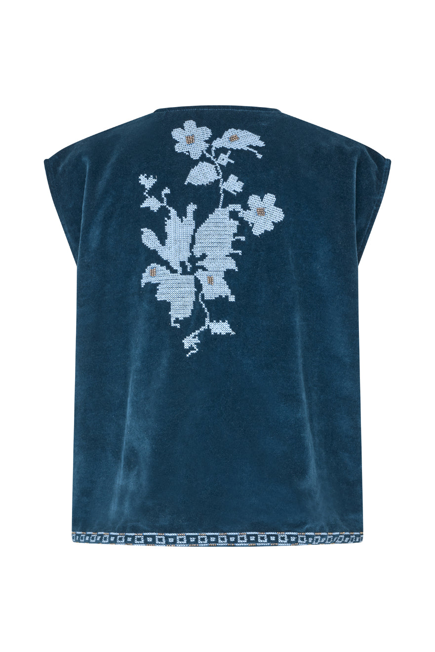Bin Vest Blue