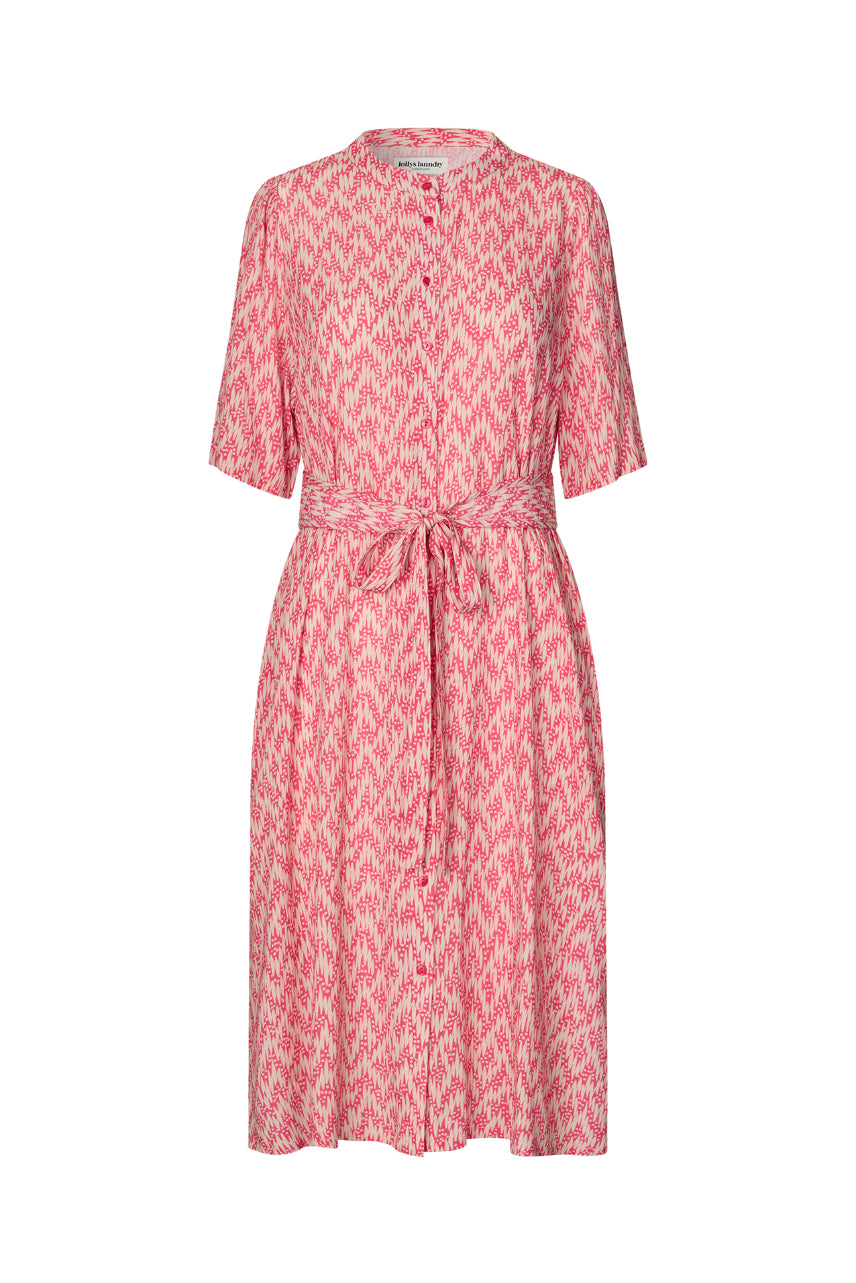 Mata Midi Dress Pink