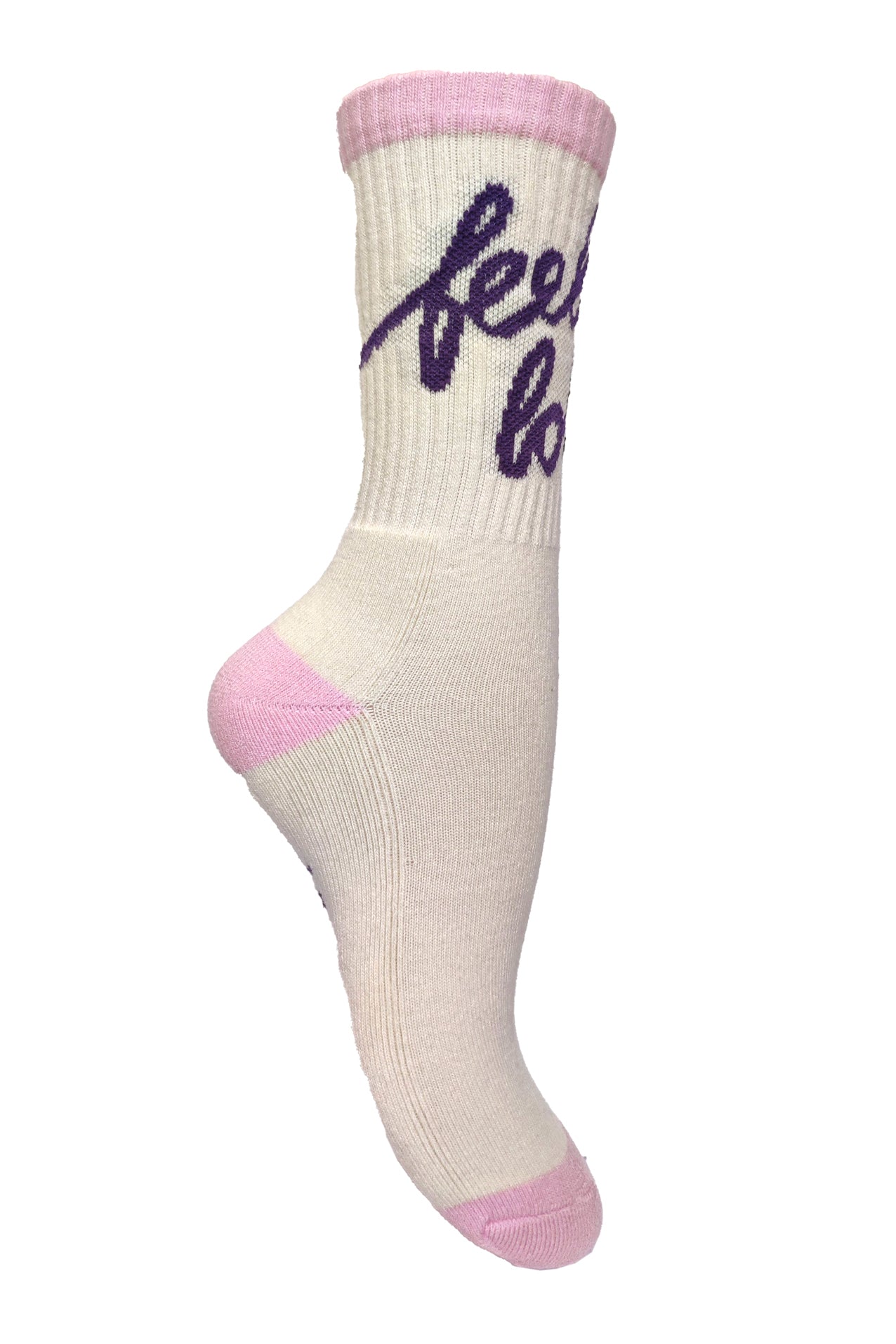 Damien Socks  White & Pink
