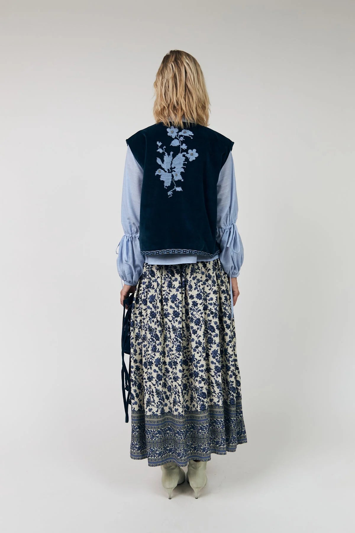 Bin Vest Blue