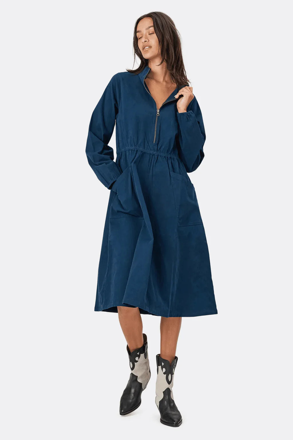 Dundee Dress Blue