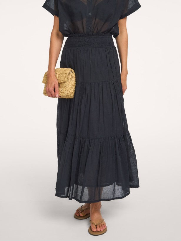 Diamond Skirt Washed Black