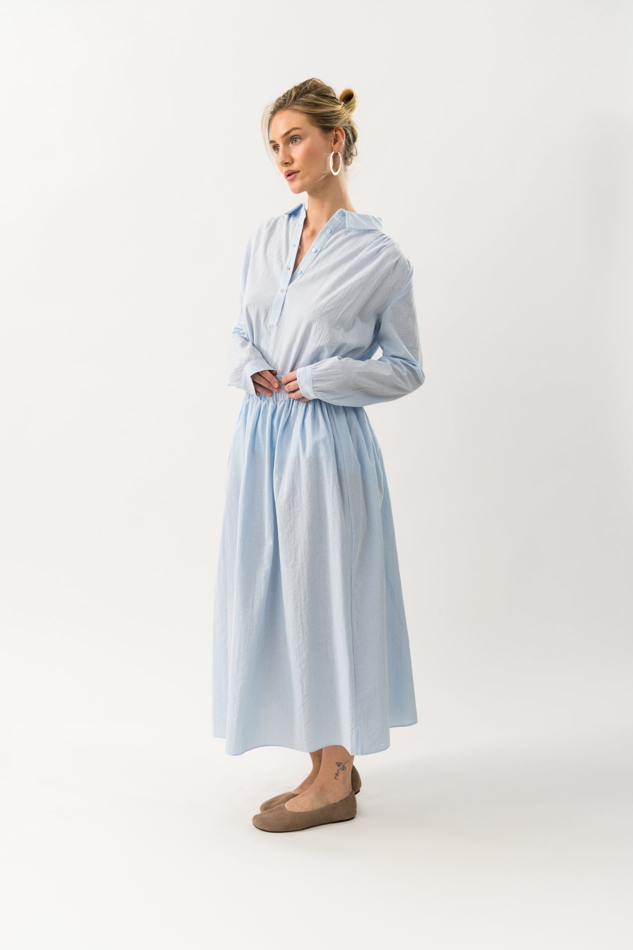 Lari Stripe Light Blue Shirt