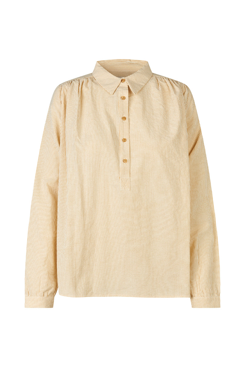 Lari Shirt Stripe Camel