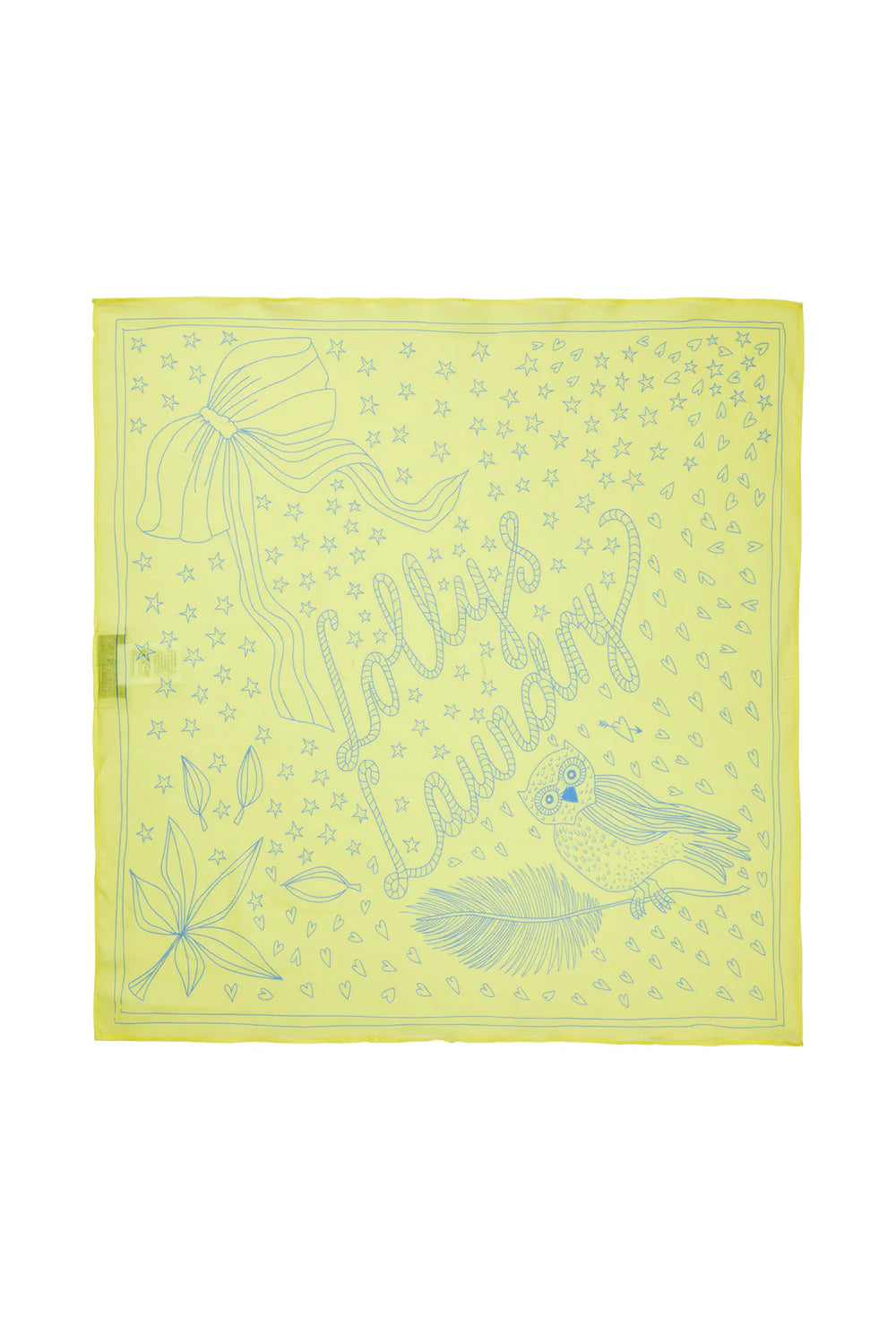 Fairy tale Scarf Yellow