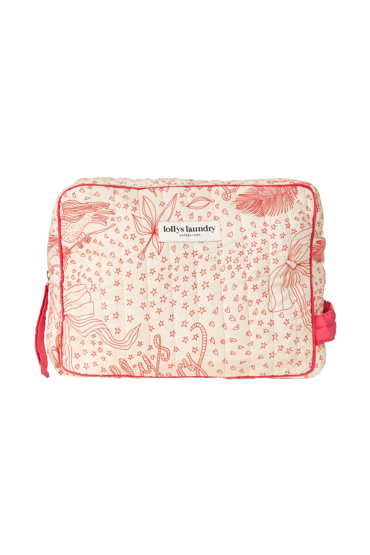Fern Toiletry Bag Red