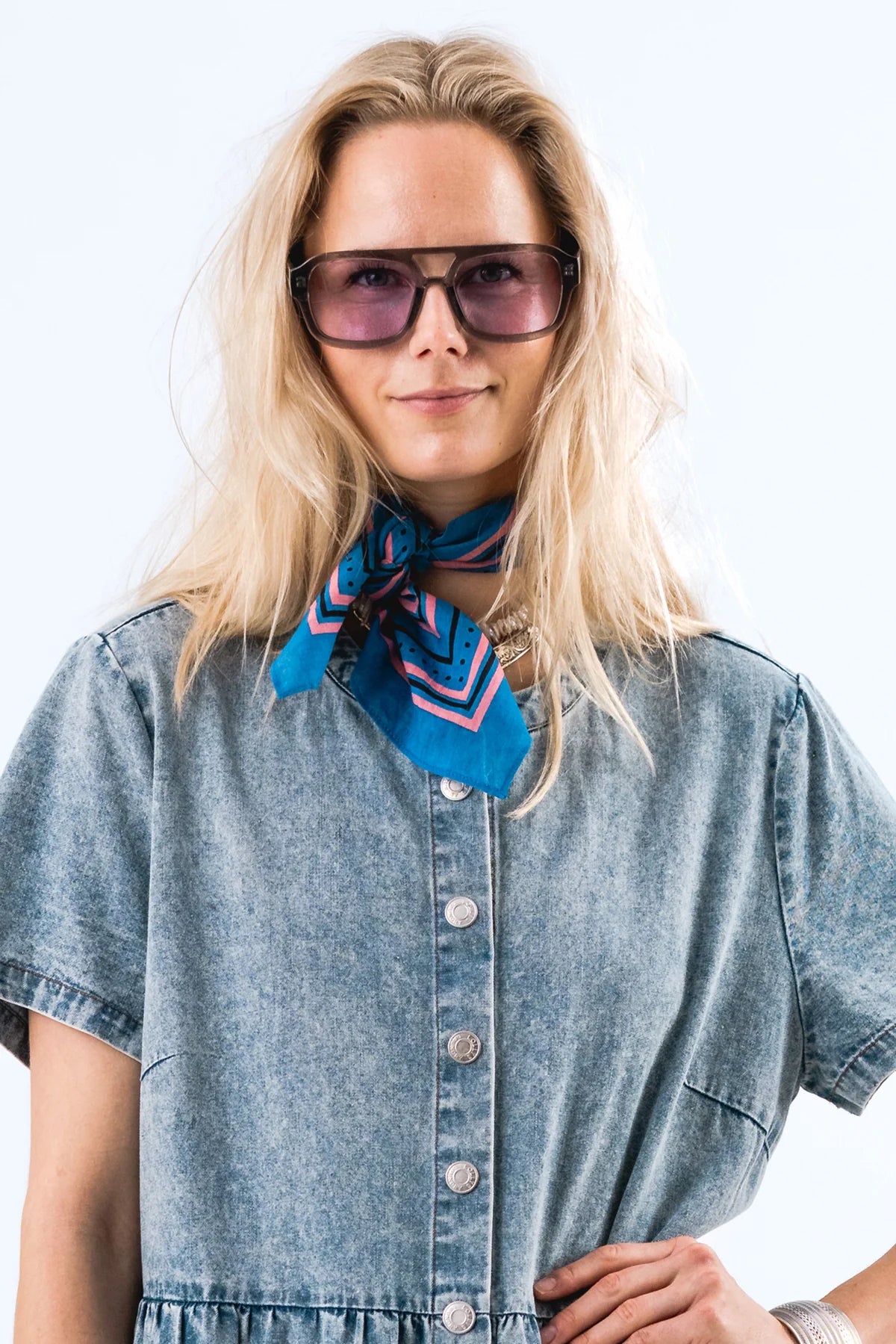 Hemlock Bandana Blue