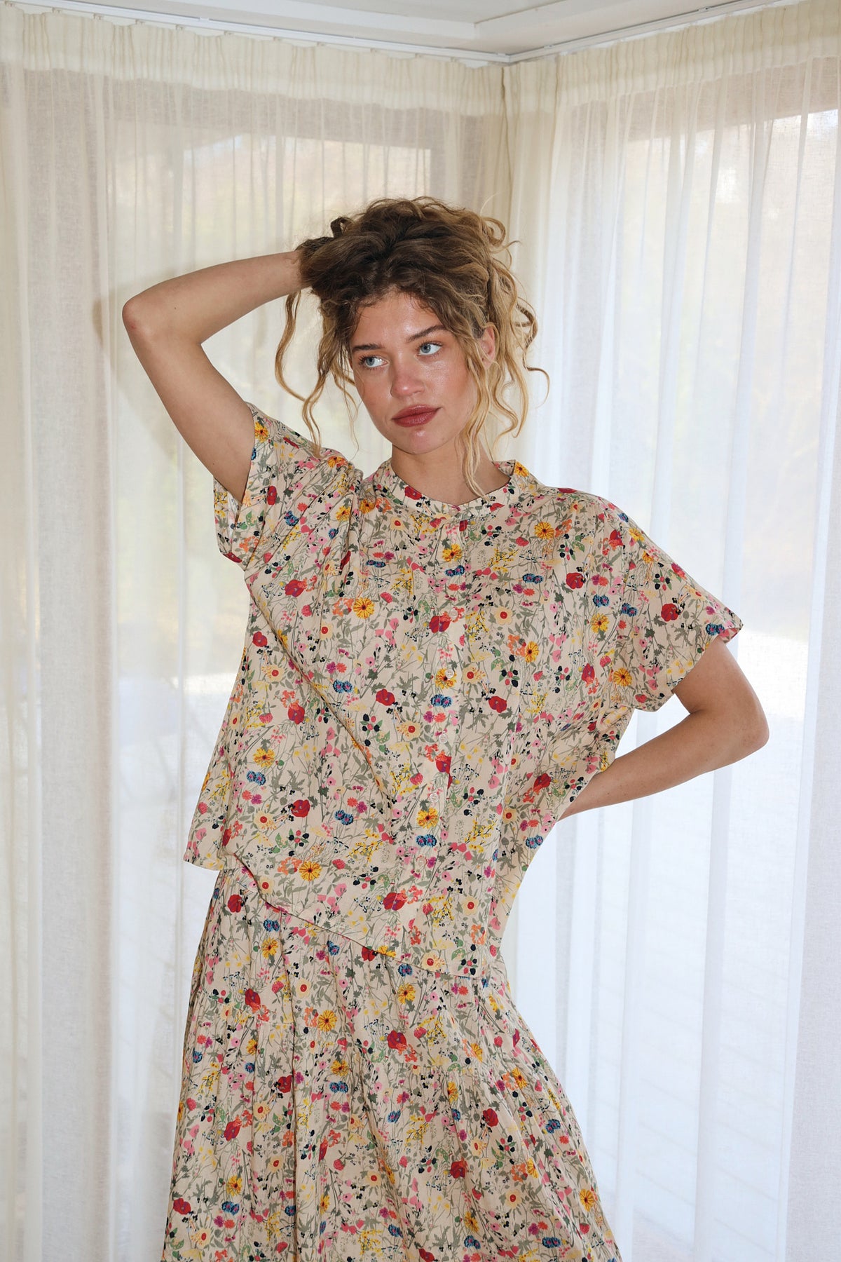 Mya Shirt Flower Print
