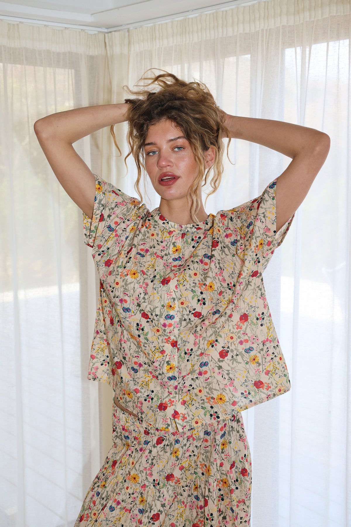 Mya Shirt Flower Print