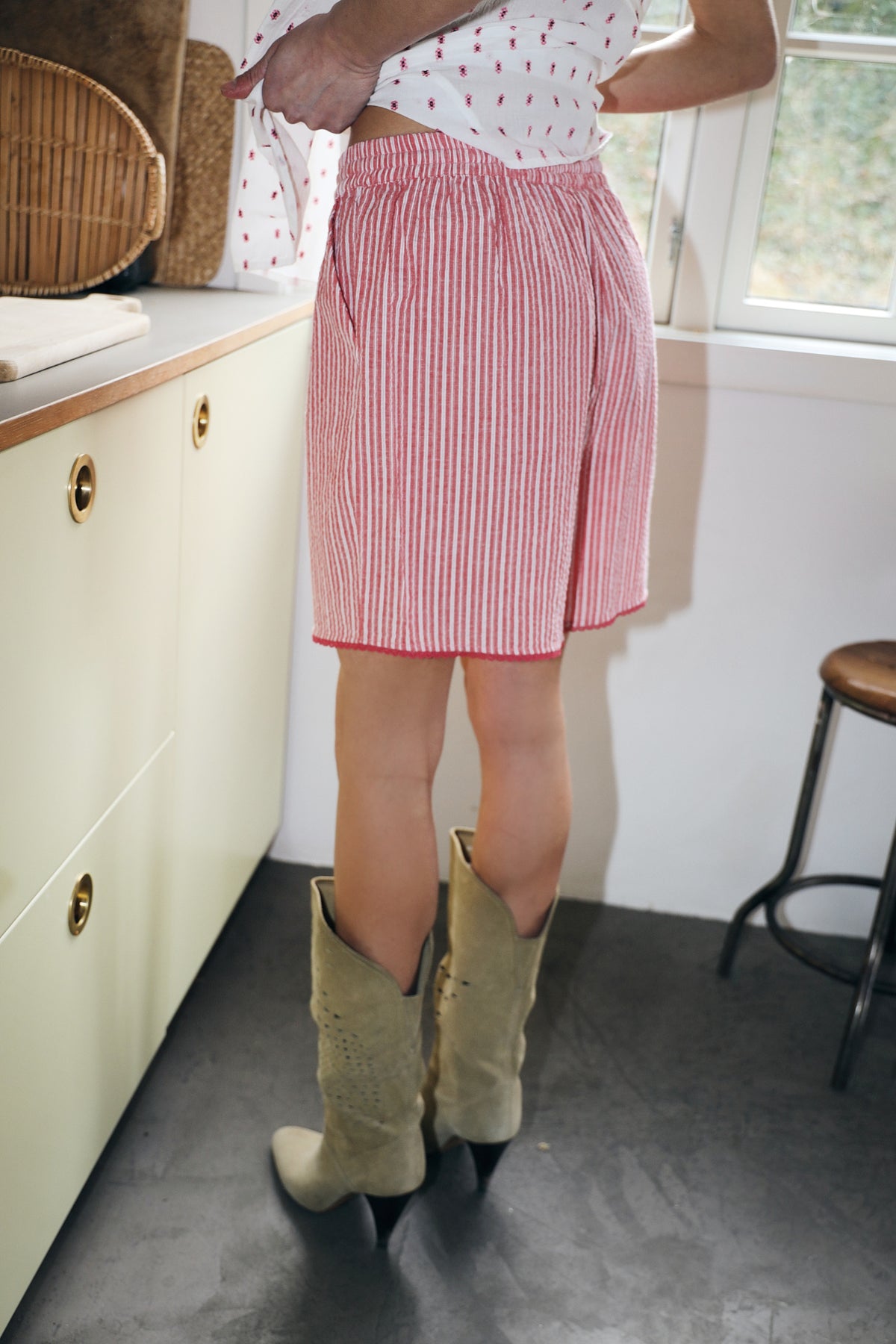 Rita Shorts Red