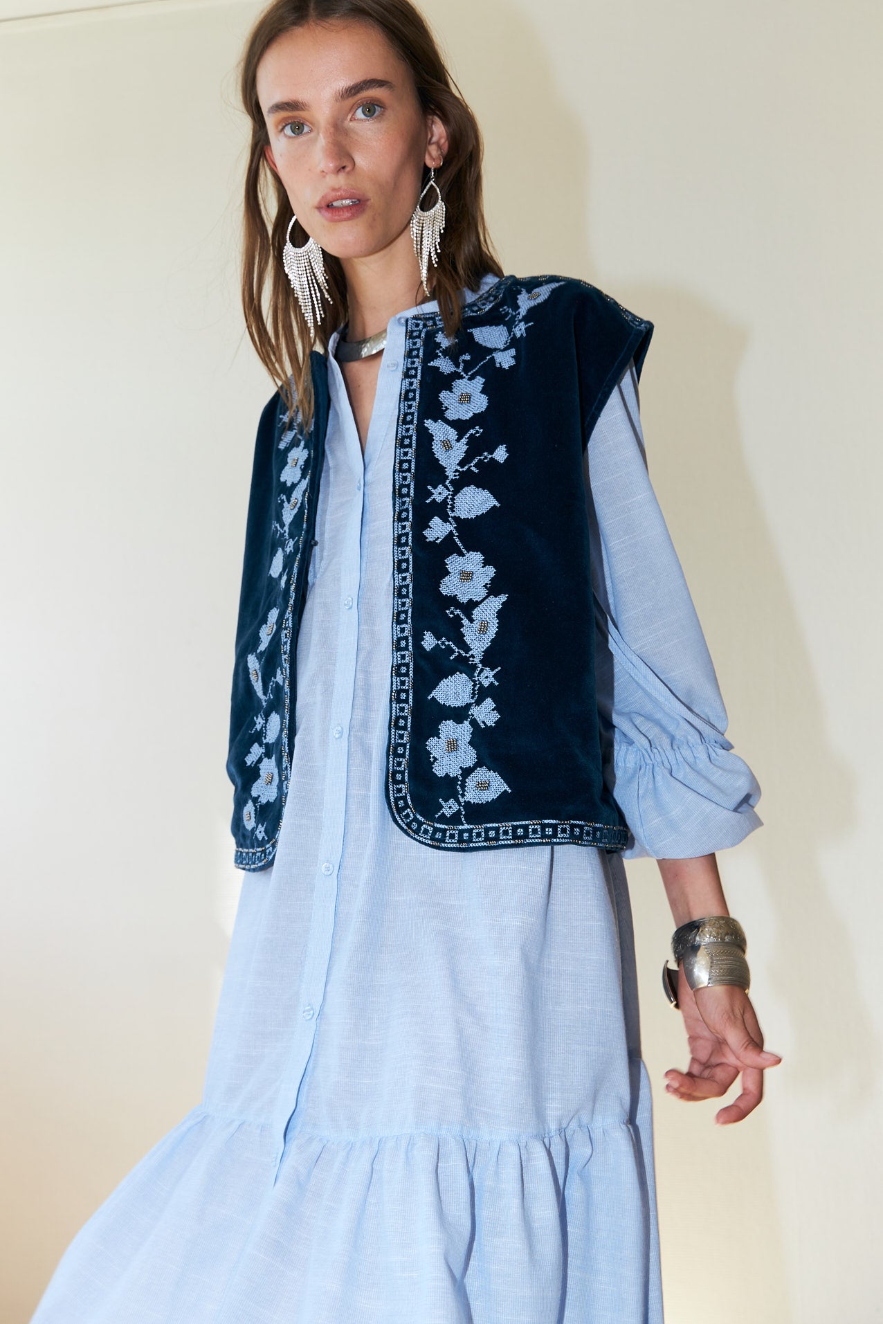 Bin Vest Blue