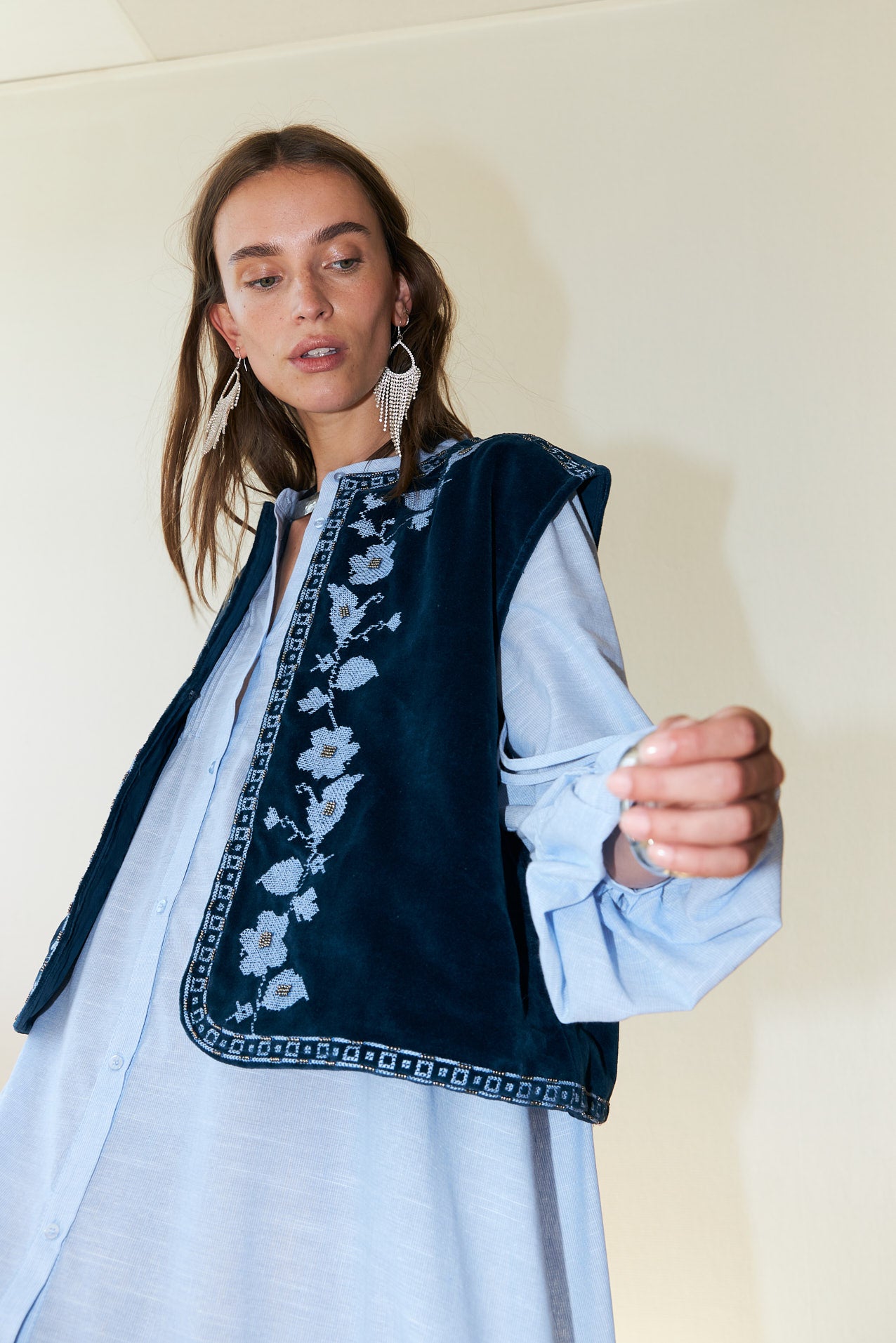 Bin Vest Blue