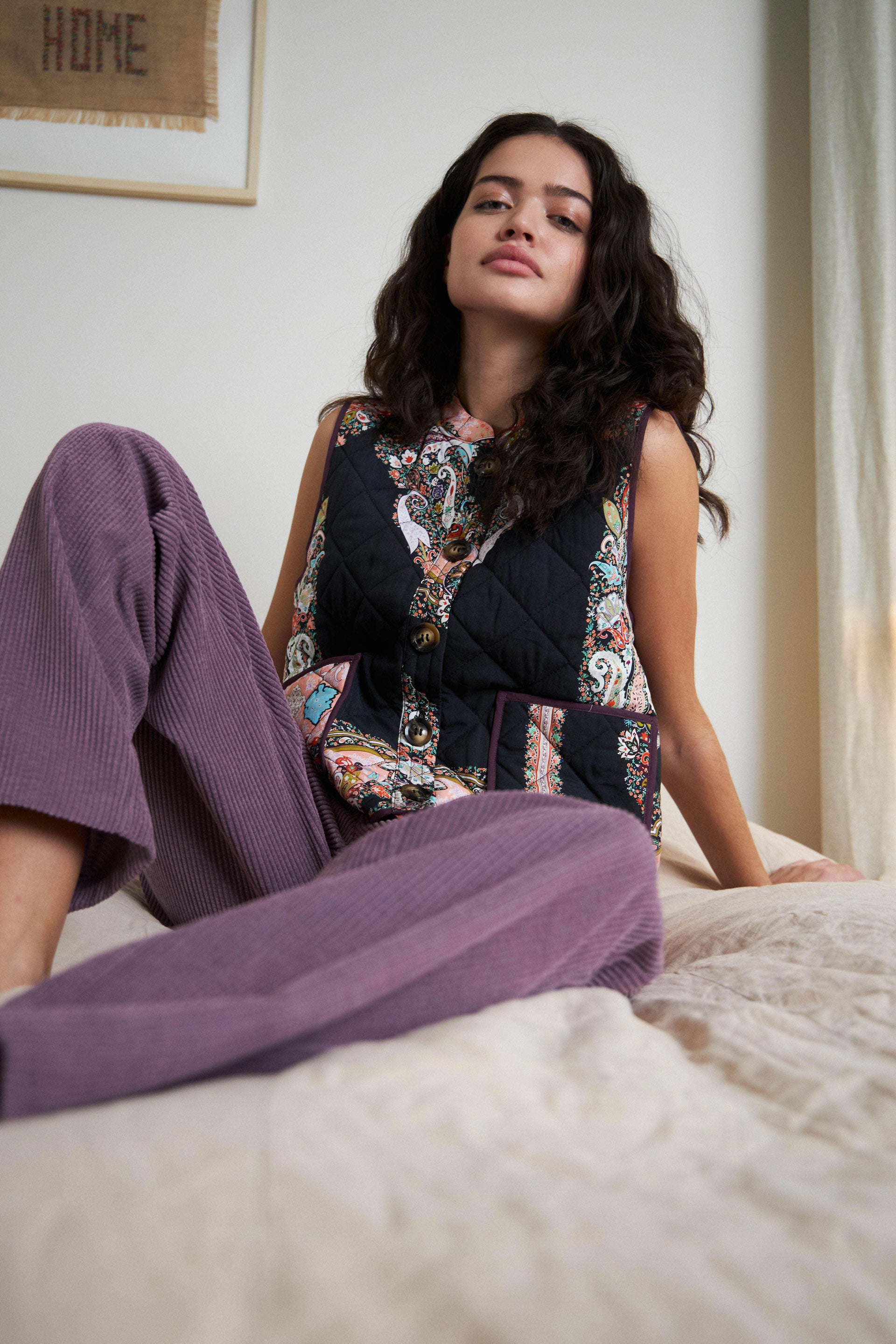 Cairo Vest Flower Print