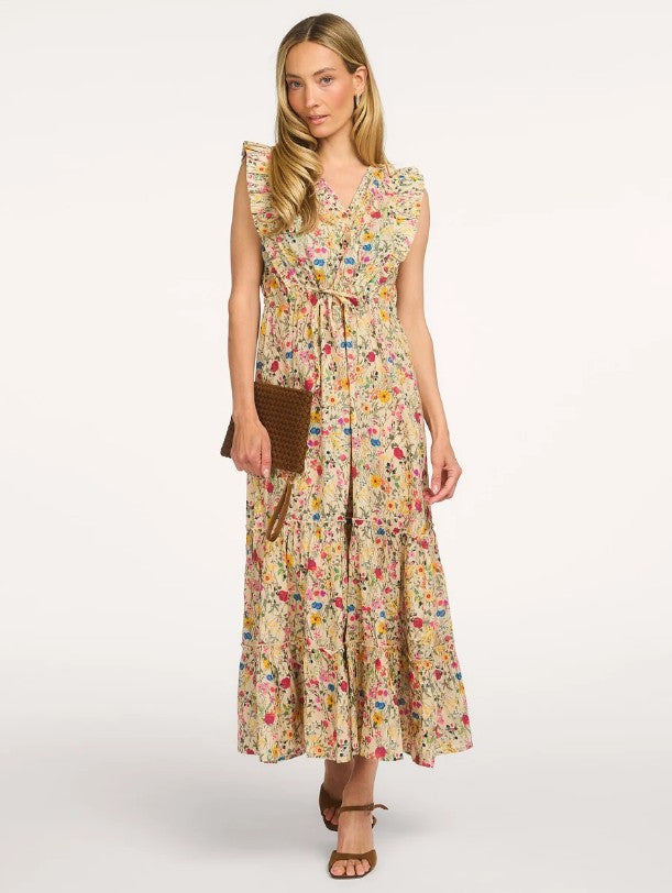 Samo Midi Dress Flower Print